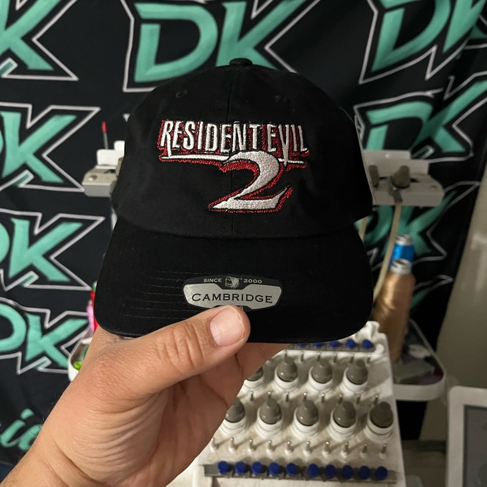 Resident Evil 2 Black Embroidered Cap